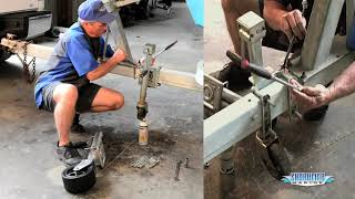 Shoreline Marine - Trailer Jack Install