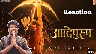 Adipurush trailer reaction🧡🚩🙏| Prabhas, kirti, OmRaut, T-Series| adipurush trailer review #adipurush