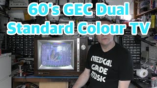 Looking at Colour TV in 1967 GEC2028A