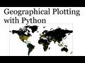 Geographical Plotting with Python Part 4 - Plotting on a Map