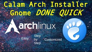 Arch Linux Done Quick: A Custom Gnome Desktop