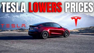 Tesla Lowers Prices of Model Y & Model 3 | Tesla Announces New Tesla Model Y