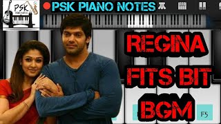 Regina Fits Bit Bgm Piano Notes | Raja Rani Sad Bgm | G.V Prakash Kumar | Atlee | PSK Piano notes