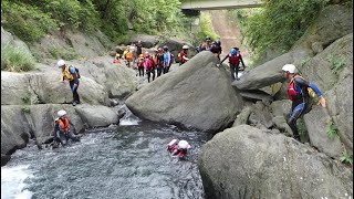 阿良愛玩水之北橫公路高義瀑布群朔溪、攀岩、滑水道、跳水、垂降...我給4星難度的溯溪路線