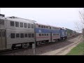 hd metra train 48 on the up geneva sub 4 12 2015