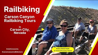 Railbiking with Carson Canyon Railbike Tours