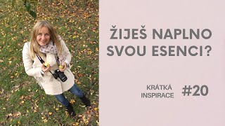 Žiješ naplno svou esenci? – krátká inspirace