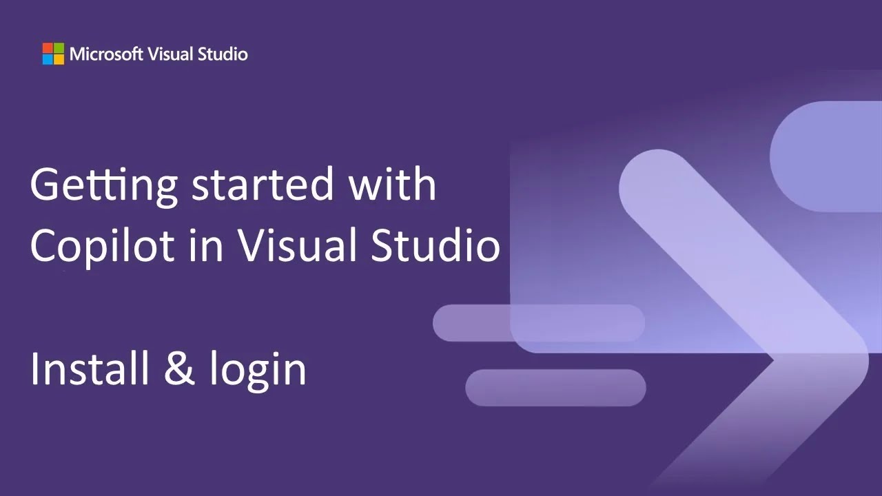 Getting started with github copilot in visual studio 2022 install login