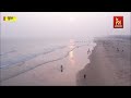 sand artist sudarsan pattnaik creates go green sand sculpture in puri beach to wish new year 2025