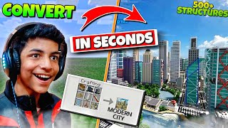 MINECRAFT BUT YOU CAN MAKE A WHOLE CITY IN SECONDS | INSTANT BUILDS