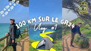 Vlog#1 : Une randonnée de 100 km sur le GR34 en bivouac - Saint-Brieuc à Saint Cast le Guildo