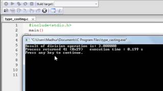 C Programming Tutorial - 75: Type Casting in C