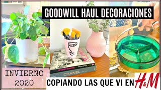 Goodwill Haul ! COPIANDO LAS DECORACIONES QUE VI EN LA TIENDA H\u0026M agrega algo nuevo con POCO DINERO