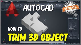 AutoCAD How To Trim 3D Object