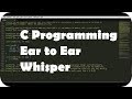 ASMR Ear to Ear Whisper About C Programming for Relaxation (Layered Typing Sounds) Pt. 1