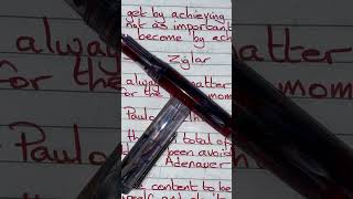 Writing Sat 23 Sep PenBBS 487 and Pilot Iroshizuku Momiji #shorts