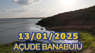 Açude Banabuiú Atualização hoje 13/01/2025 Ceará Sertão Central