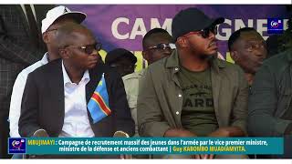 🔴MBUJIMAYI : Lancement de la campagne de recrutement des jeunes dans l'armée.