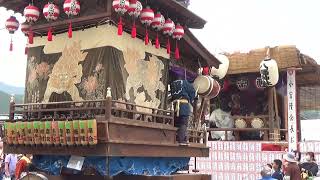 ゆぎ町愛宕神社例大祭(本宮)仲町囃子連競り合い   2024