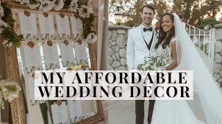 Favorite Affordable Wedding Decor