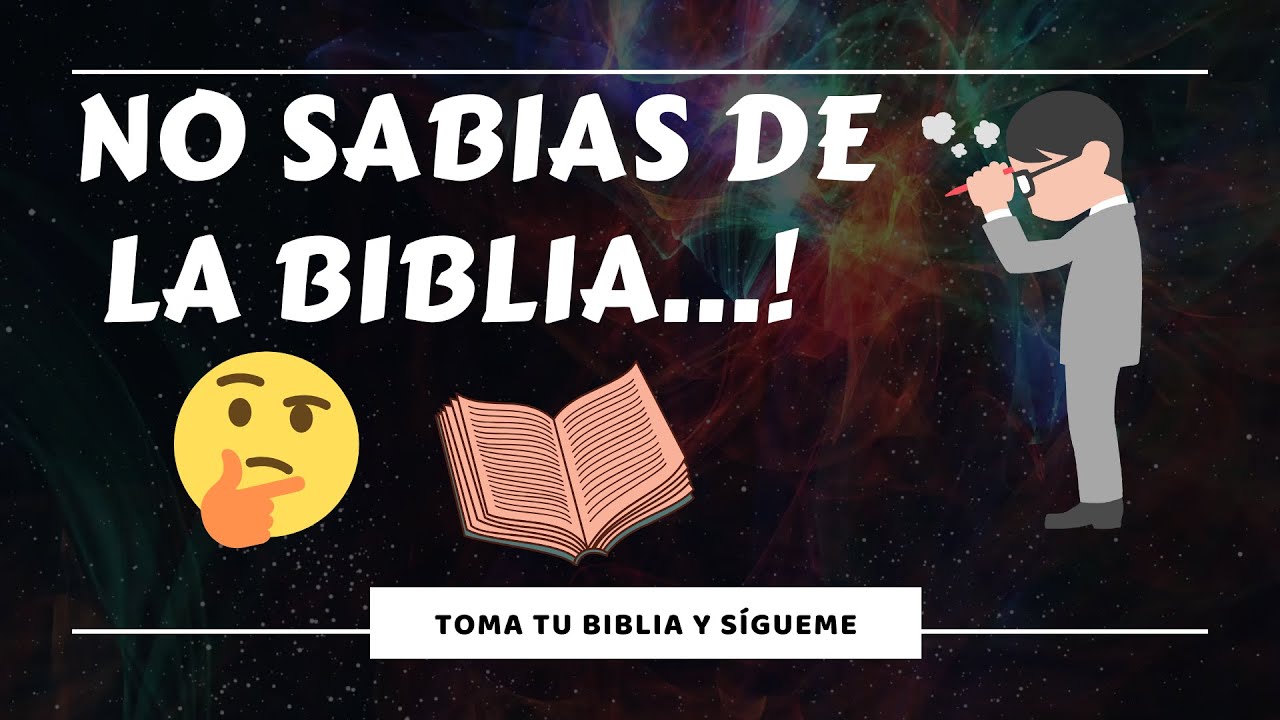 5 COSAS Que NO SABIAS De La BIBLIA - YouTube