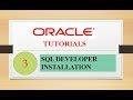 Oracle Tutorials : 3 - SQL Developer Installation