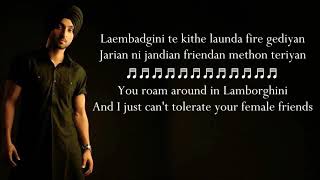 Laembadgini song |Diljit dosanjh| lyrics with meaning in english 🔥🔥🔥