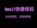 meta最新模型 llama3.1快速体验，如何本地部署，注意事项