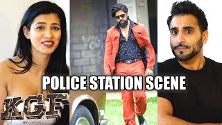 KGF: POLICE STATION SCENE REACTION!! | *KANNADA* | Yash | Srinidhi Shetty | Prashanth Neel | REVIEW!