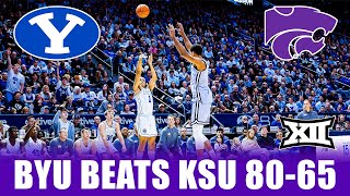 BYU Beats KSU 80-65