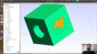 Constructive solid geometry and simple tetrahedral meshing in gmsh