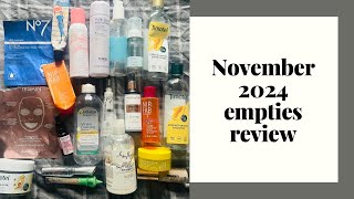 NOVEMBER 2024 EMPTIES REVIEW