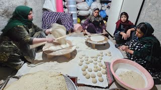 The Art of Baking Local Bread in the Hands of Farideh and Fariba