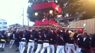 2014年 御坊祭・本祭(38) 宮入りする紀小竹組の四つ太鼓