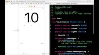 Creating a Timer Using NSTimer- UIKit