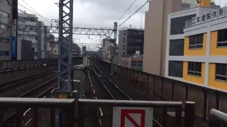 都営6300系各駅停車日吉行き・西武6000系Fライナー特急元町・中華街行き 武蔵小杉入線