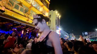 Khao San on Halloween is a MESS!!! #bangkok #thailand #ladyboy #halloween