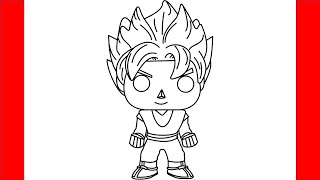 How To Draw Super Saiyan Goku - Step By Step Drawing