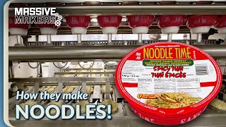 How Noodles Go from Dough to Bowl | Food Factory