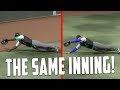 2 AMAZING CATCHES IN 1 INNING! MLB The Show 17 | Battle Royale