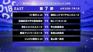 EAST 第7節 ダイジェスト【高円宮杯 JFA U-18サッカープレミアリーグ 2018】