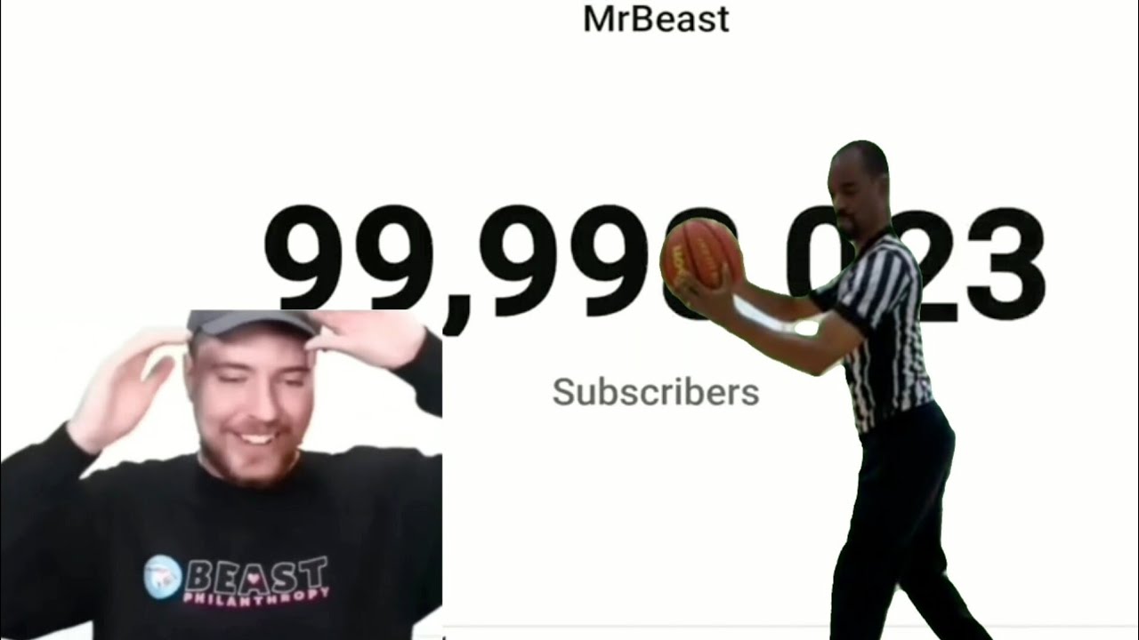 Ref Saves Mrbeast From Hitting 100 Million Subscribers - YouTube