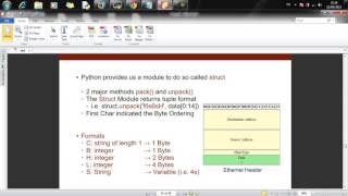 10 - Offensive Python For Networkers - Network Byte Ordering