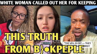 WHITE WOMAN CALLED OUT HER OWN TO REVEAL THIS TRUTH ABOUT B🖤KPE.PLE~THEY NEED TO KNOW THE TRUTH