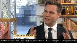 Pihlblad om inställt extra val - Nyhetsmorgon (TV4)