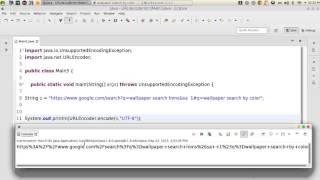 14 JAVA Networking URL decoder encoder