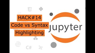 Highlight code vs syntax in Markdown | Jupyter Notebook | Hack#14