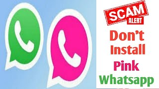 Pink whatsapp Scam Alert #short #pinkwhatsapp