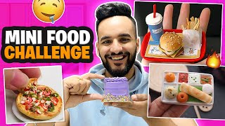 Eating only MINI FOOD for 24 Hours Challenge