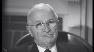 MP2002-382 Former President Truman Speaks About Justice Robert Jackson